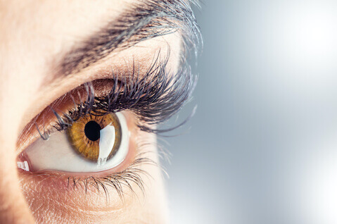 Close up of woman's eye.